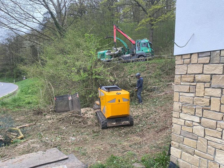 Dessouchage précis, même dans les espaces les plus étroits !